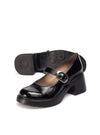 Bailarina maxi piel negro