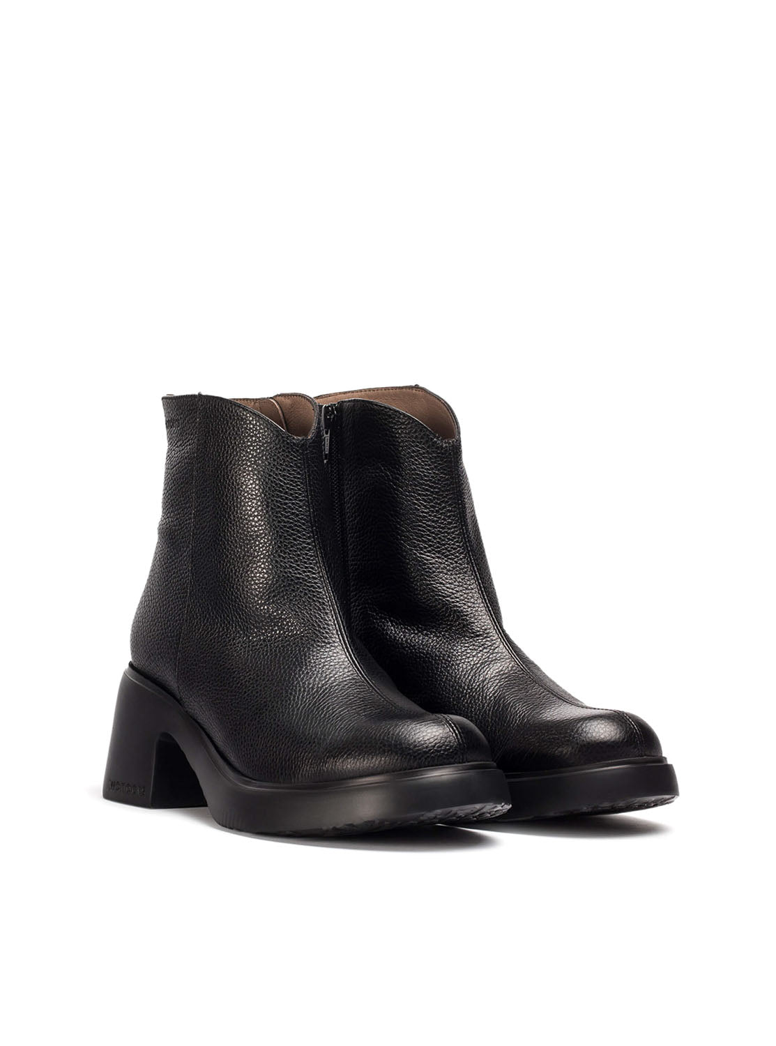 Botín confort basic piel negro