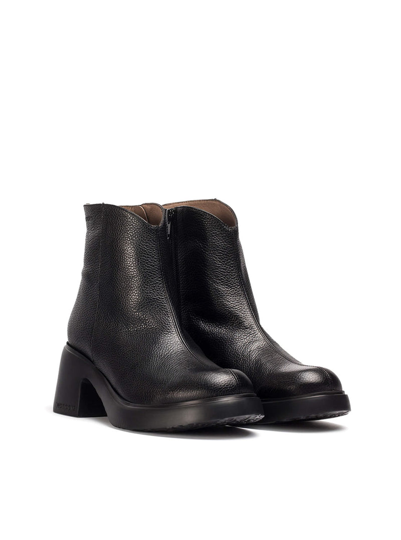 Botín confort basic piel negro