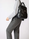 Mochila tejido negro