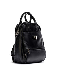 Mochila tejido negro