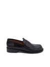 Mocasín "LOUISA" antifaz piel negro