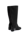Bota alta basic piel negro