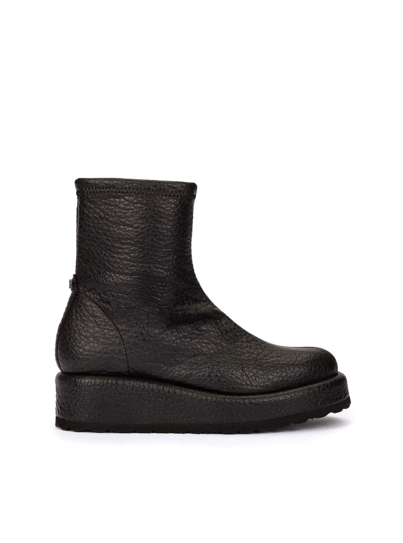 Botín "CORESES" piel elástica negro