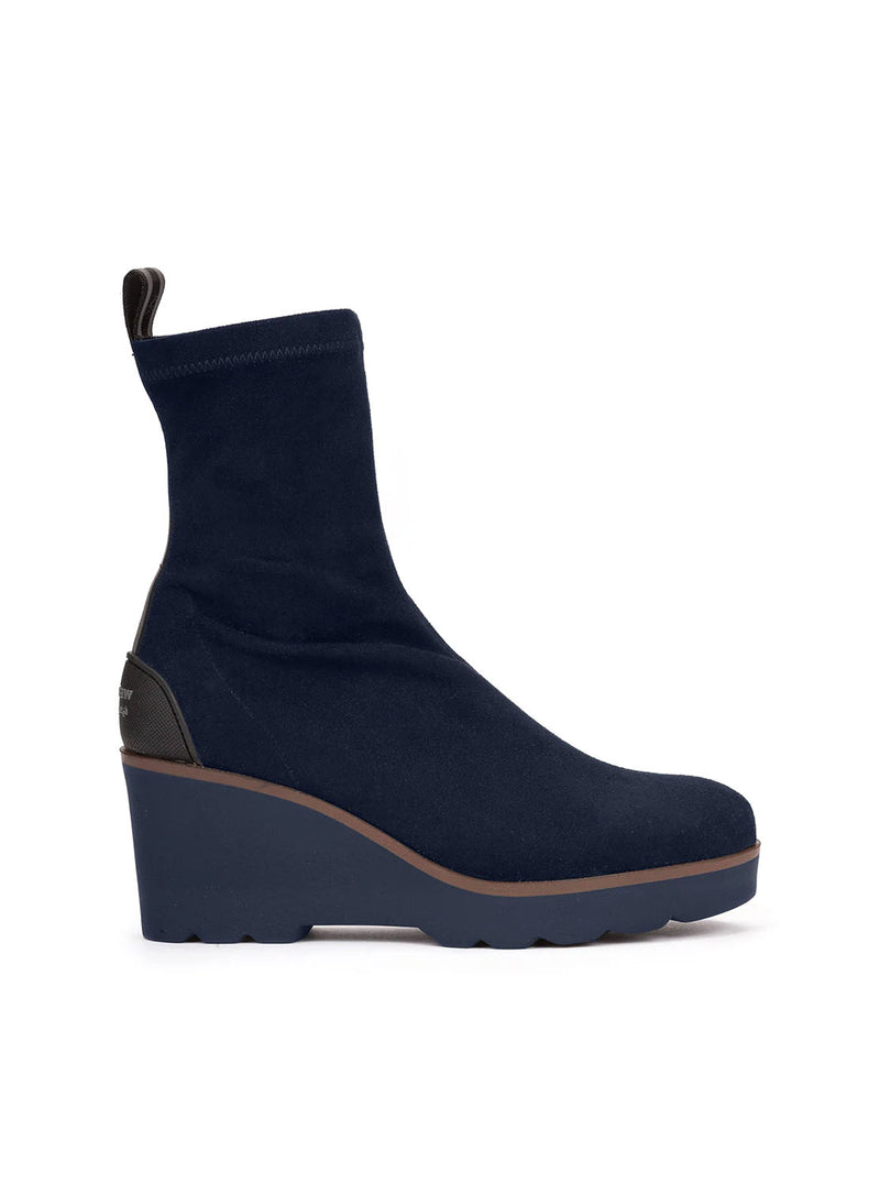 Botín "HITA" ante elástico azul marino