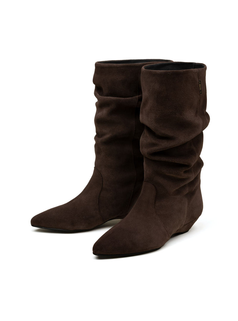 Bota "MARGARIT" ante marrón
