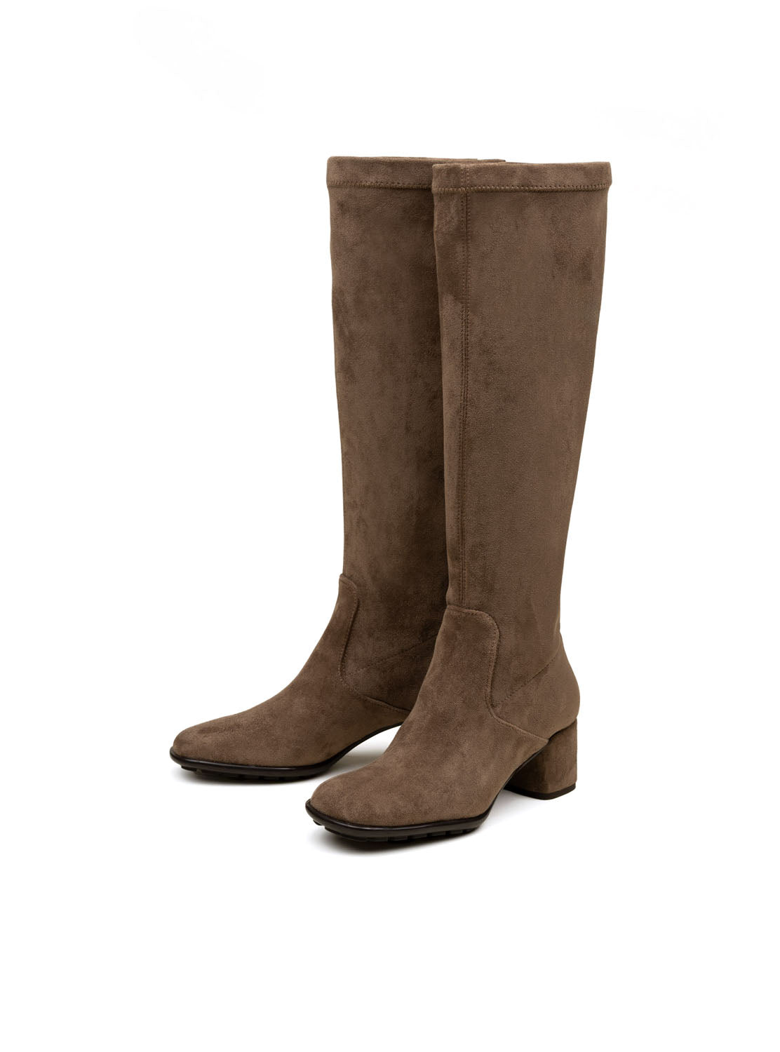 Bota alta "NICOLA" ante taupe