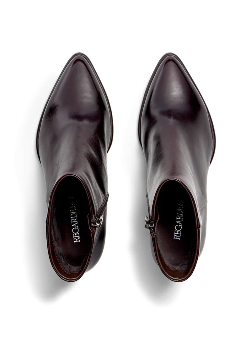 Botín campero piel marrón