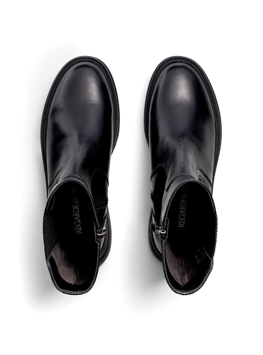 Botín chelsea piel negro