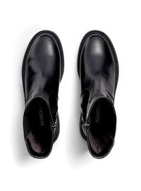 Botín chelsea piel negro