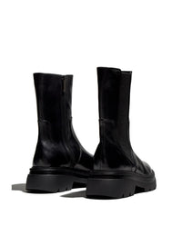 Botín chelsea piel negro