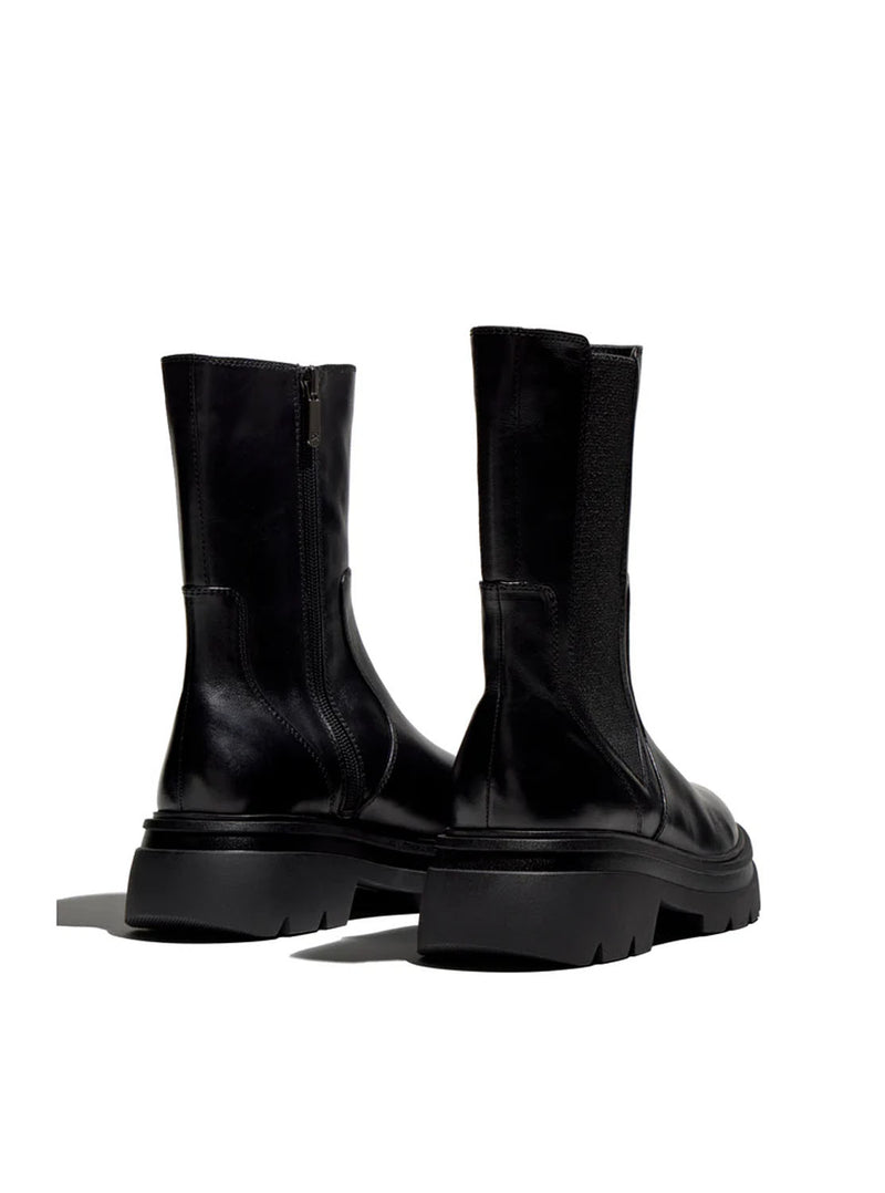 Botín chelsea piel negro