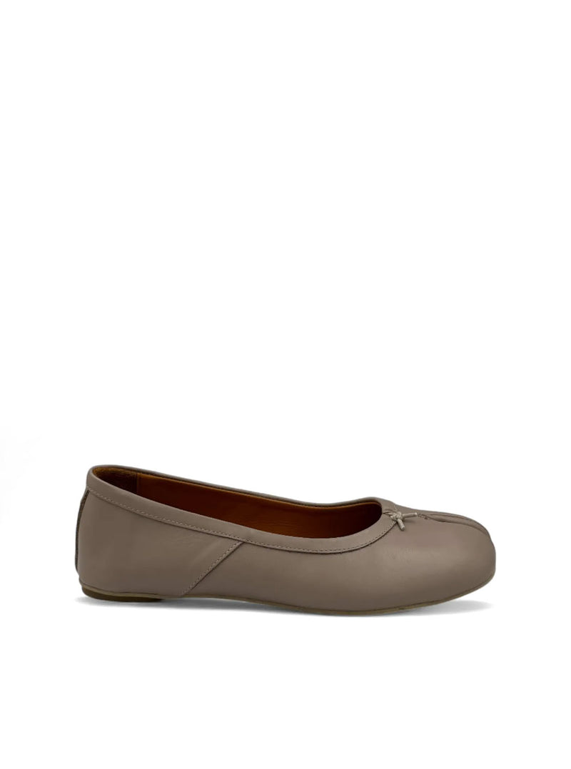 Bailarina tabi piel taupe