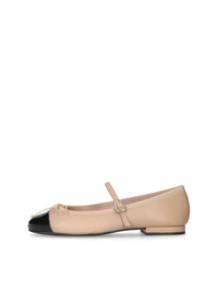 Bailarina "IRMA" piel combi nude