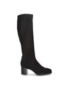 Bota alta "CINDY" licra negro