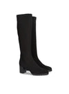 Bota alta "CINDY" licra negro