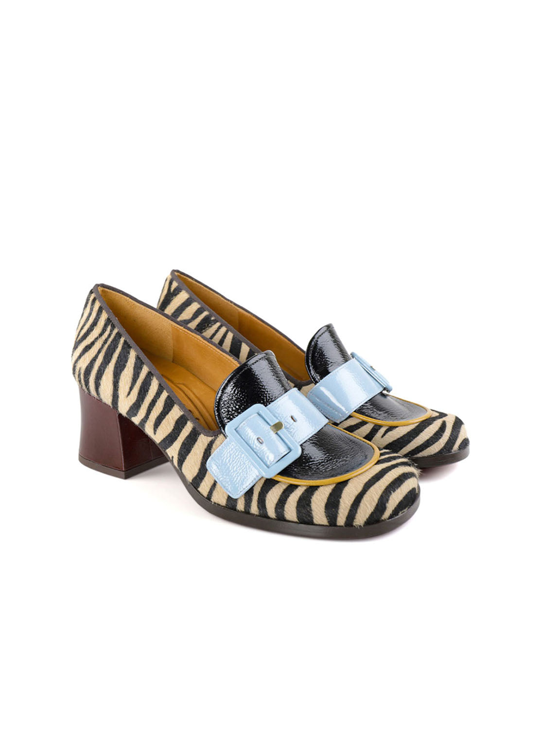 Mocasín "TEISIN" combi animal print