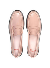 Mocasín "LUALDI" piel rosa