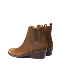 Botín campero elásticos ante capuccino