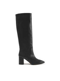 Bota alta "IRIS" piel negro