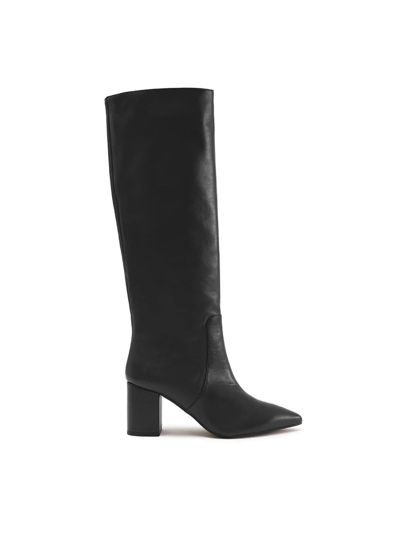 Bota alta "IRIS" piel negro