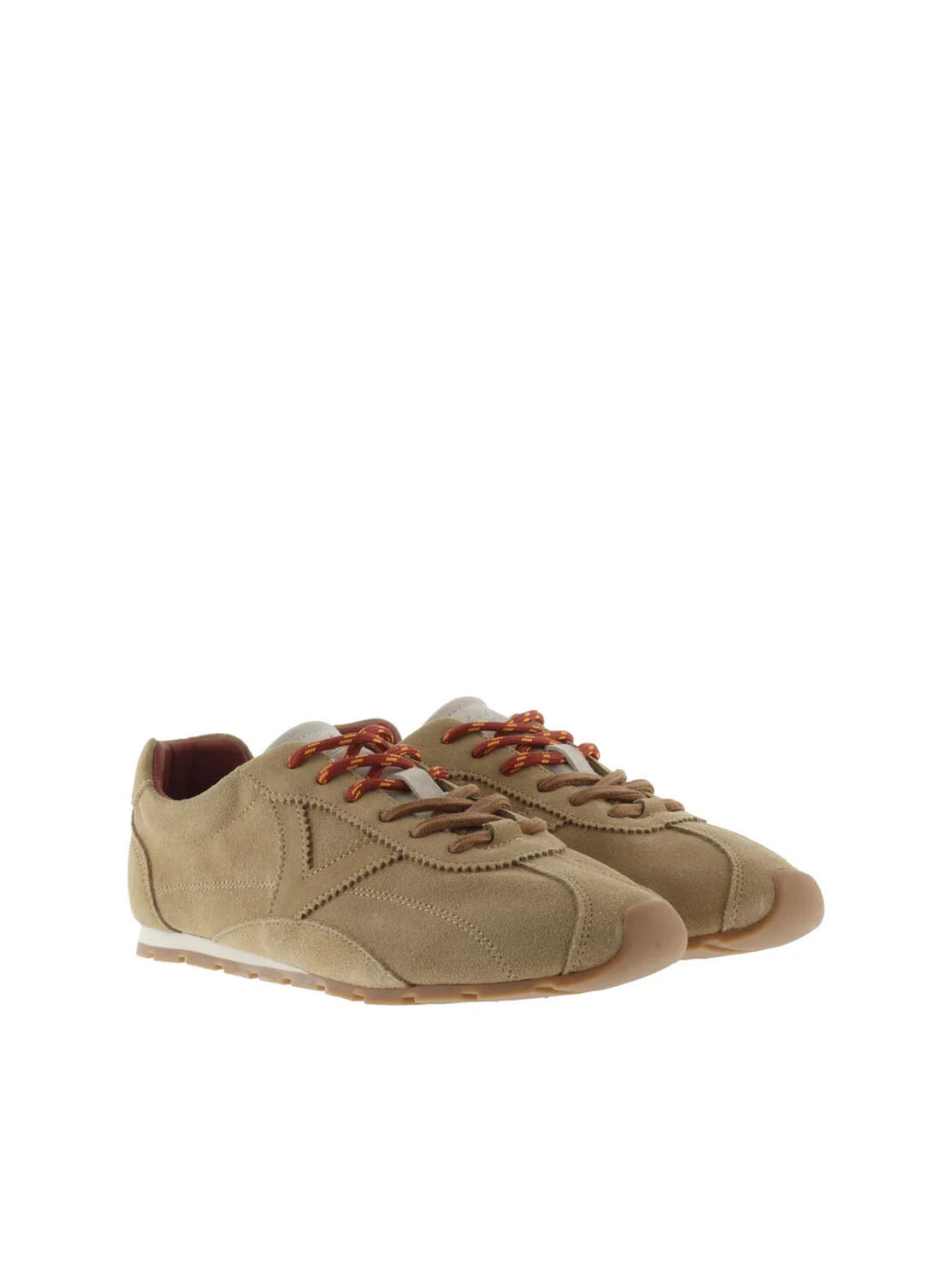 Deportivo retro doble cordón ante camel