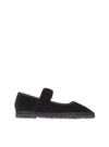 Bailarina "MAFALDA" velvet negro