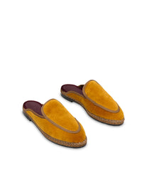 Zueco "BRUNA" velvet mostaza