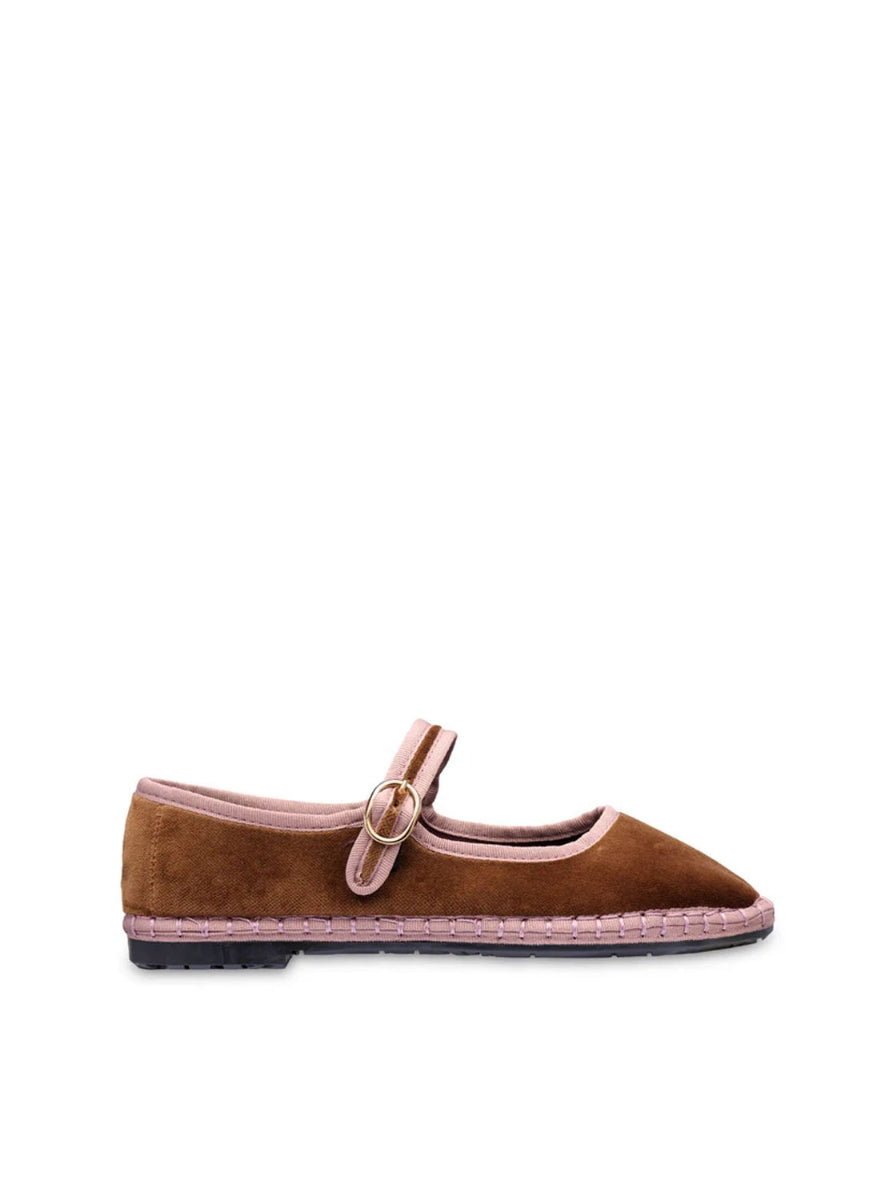 FLABE MARY JANE BALTHASAR TAUPE-0